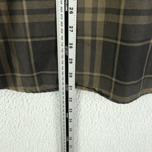 Flylow Shirt Mens Extra Large Green Plaid Pearl Snap Long Sleeve Outdoor - Picture 5 of 10